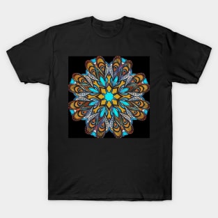 Mandala Blue Marine T-Shirt